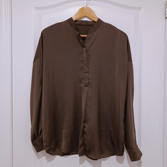 Tops - Chocolate Brown Blouse